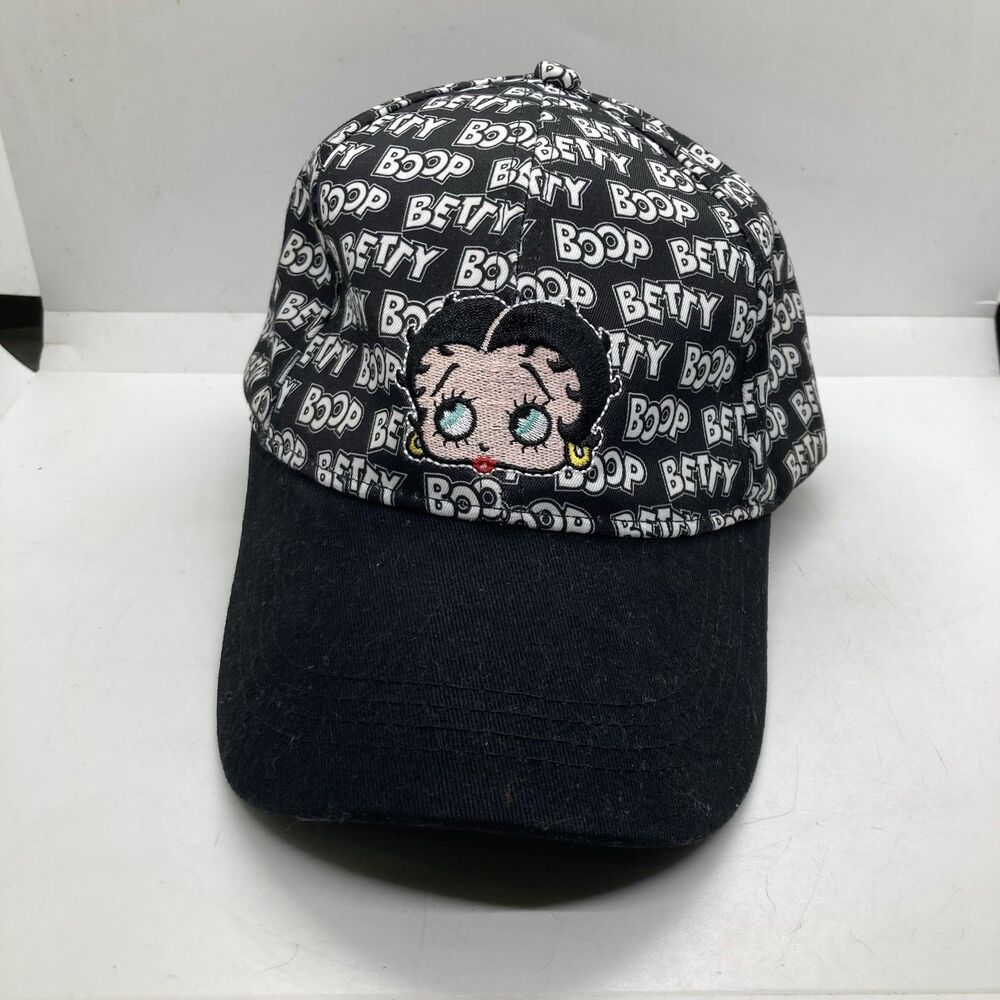 Betty Boop Black Baseball Cap One Size